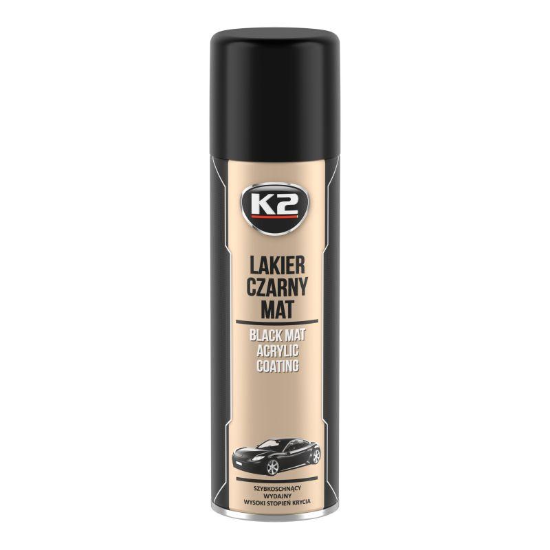 K2 Black mat acrylic coating rally 500ml