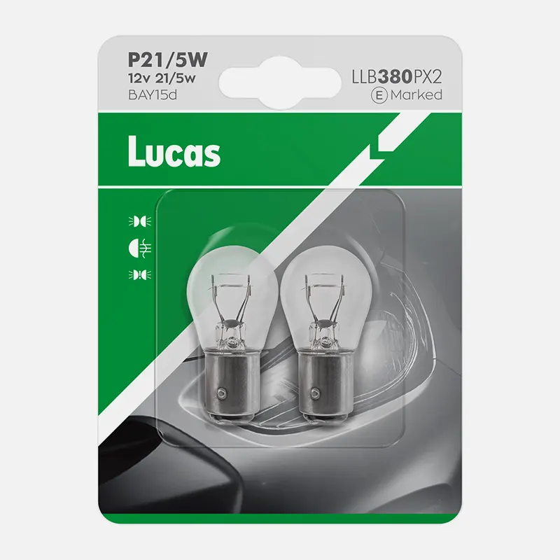 LUCAS 12V 21/5W BAY15d P21/5W á2 blister sijalice