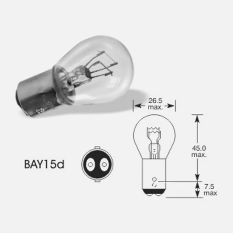 LUCAS 12V 21/5W BAY15d P21/5W sijalice