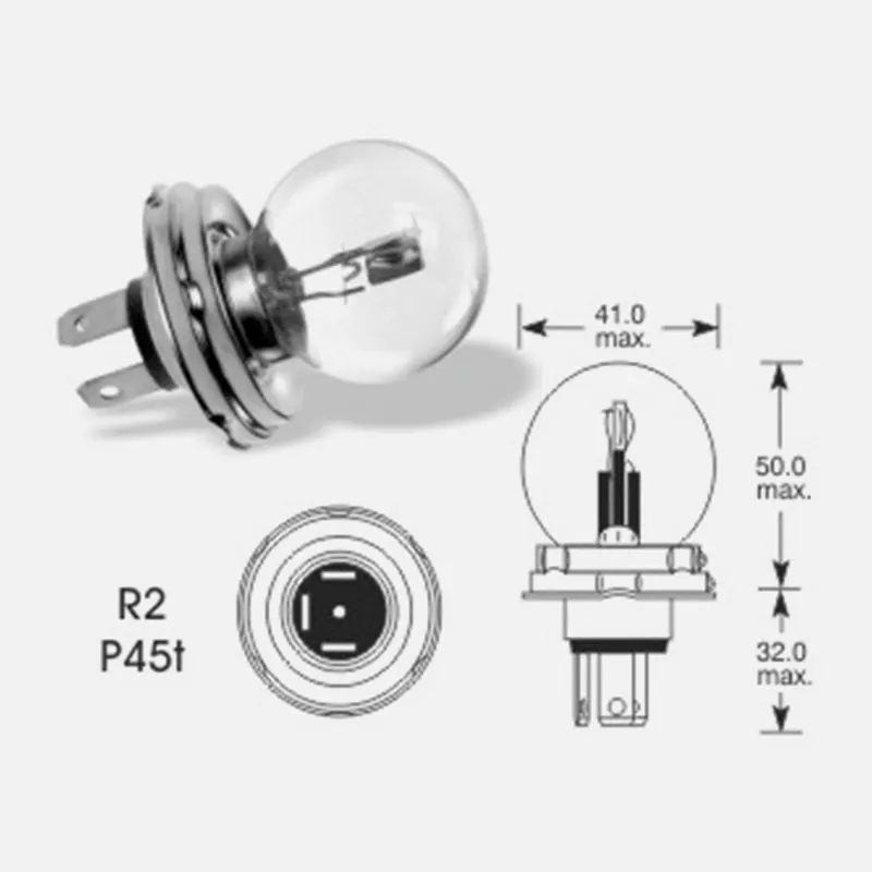 LUCAS 12V 45/40W P45t R2 sijalice
