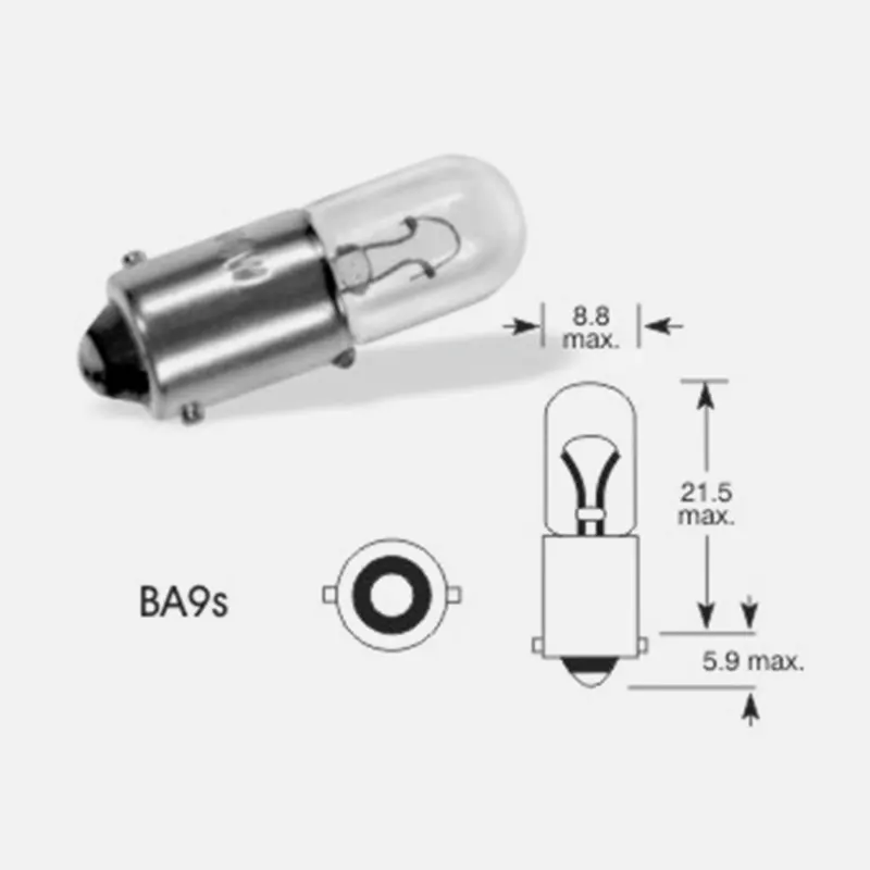 LUCAS 12V 4W BA9s T4W sijalice