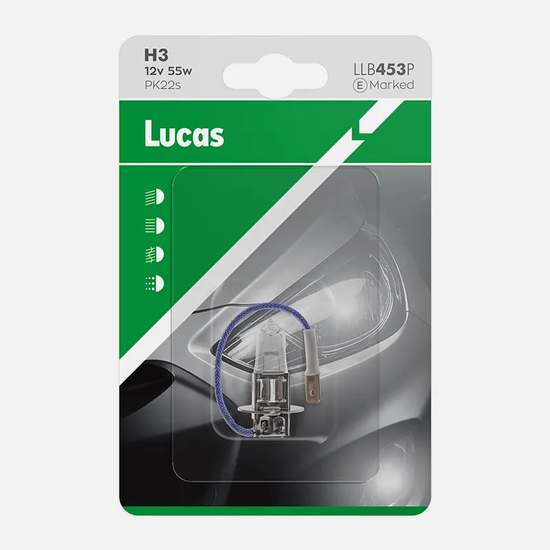 LUCAS 12V 55W PK22s H3 BLISTER sijalice