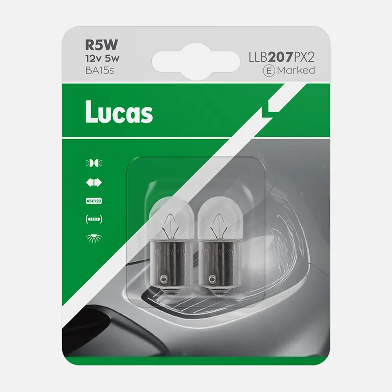 LUCAS 12V 5W BA15s R5W BLISTER á2 sijalice