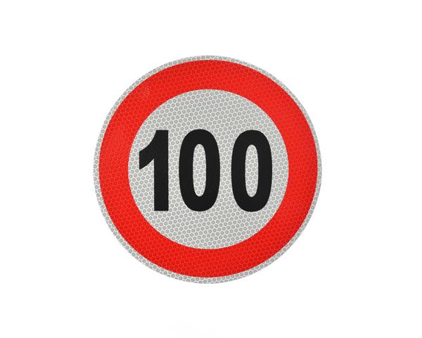 Lucas Oznaka ogranicenja brzine 100, 200 mm REFLEKSNA