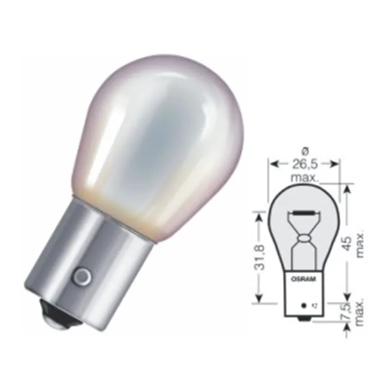 OSRAM 12V 21W BAU15s PY21W Diadem Chrome Osram Blister sijalice