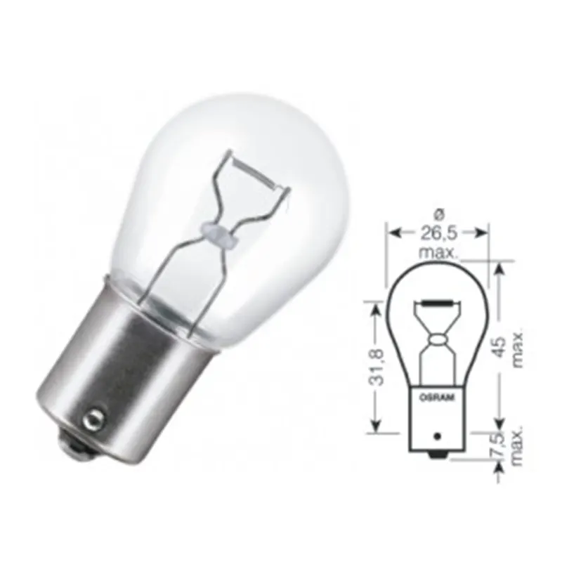 OSRAM 12V 21W P21W BA15s sijalice