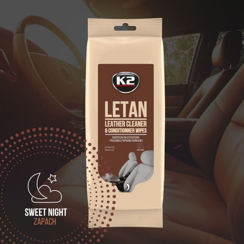 K2 LETAN WIPES 24PCS 